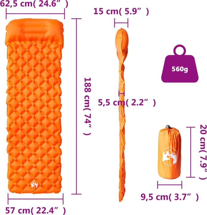 Produktbild vidaXL Isomatte
