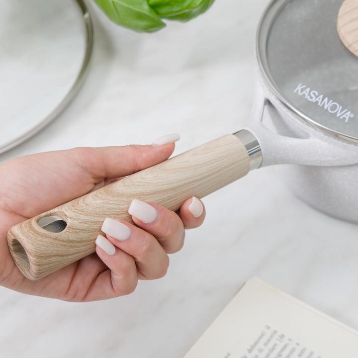 Immagine prodotto Kasanova Pfannenset (Set di pentole e padelle da cucina, Alluminio)