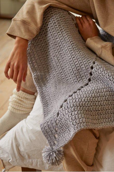Actual product image DMC Crochet set Mindful Making cosy blanket