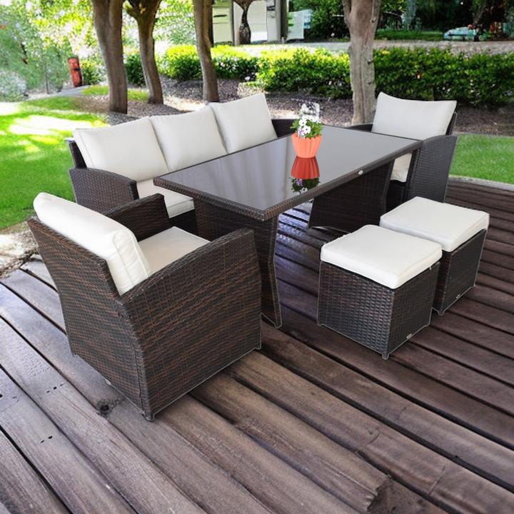 Actual product image Jet-Line Garden lounge furniture Havana brown