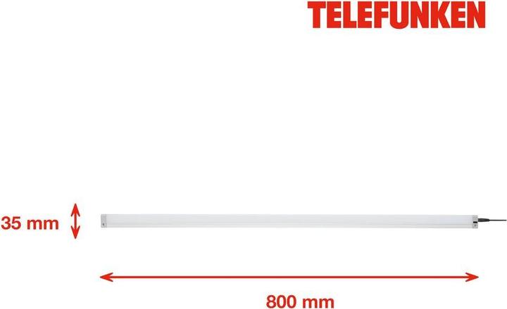 Produktbild Telefunken LED Unterbauleuchte, silber, 1xLED-Platine/9W (1000 lm)