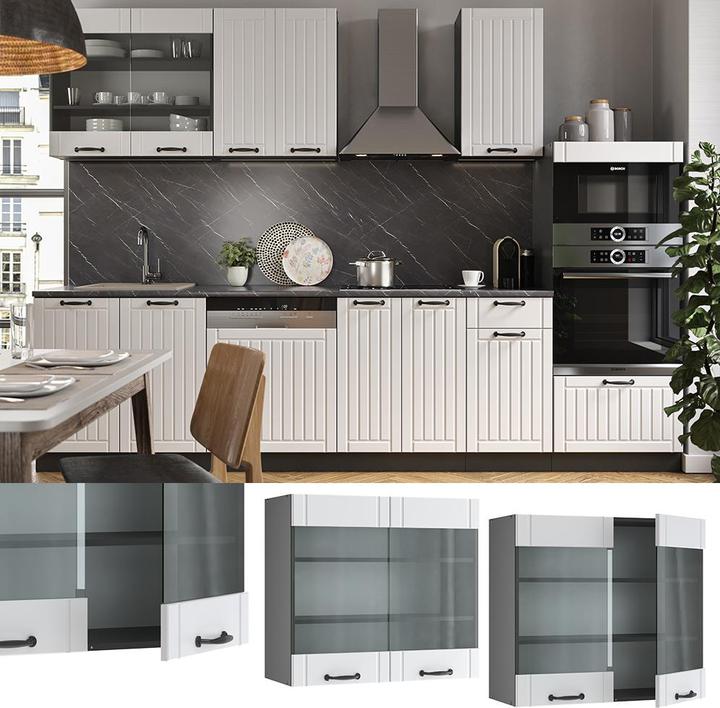 Produktbild Vicco Küchenglasschrank Fame-Line (80 x 34.10 x 72 cm)