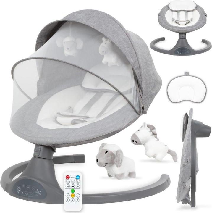 Produktbild Kidwell LUXI 2in1 elektrische Schaukel mit Moskitonetz und Bluetooth