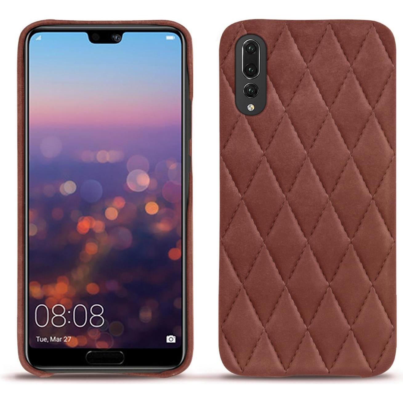 Noreve Lederschutzhülle (Huawei P20 Pro), Smartphone Hülle, Rot
