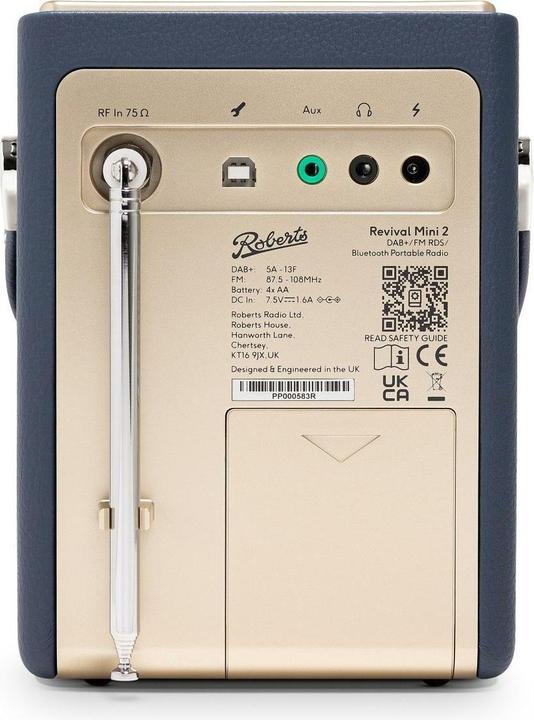 Actual product image Roberts Revival Mini 2 (DAB, DAB+, FM, Bluetooth)