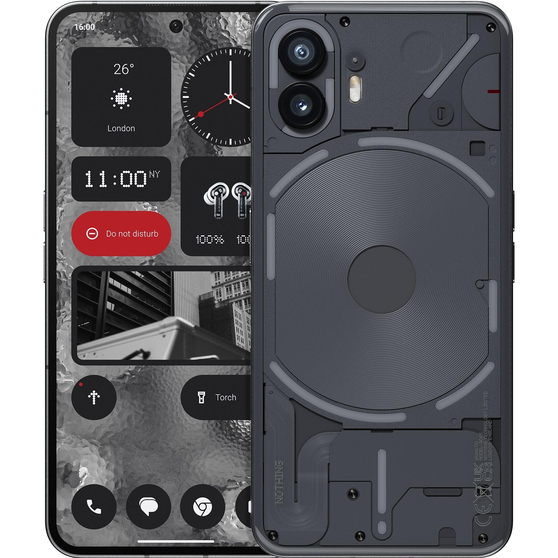 Nothing Phone (2) (512 GB, Grau, 6.70", Dual SIM, 50 Mpx, 5G), Smartphone, Grau