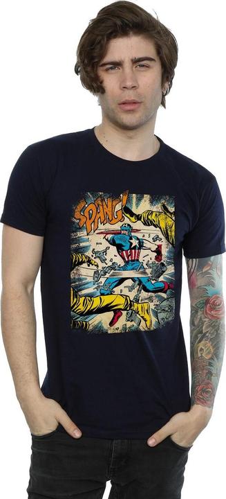 Actual product image Mens Captain America Spang T-Shirt (3XL)