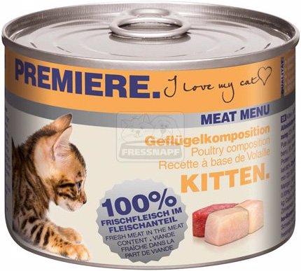 Produktbild Premiere Meat Menu Kitten Geflügel (Junior, 200 g)