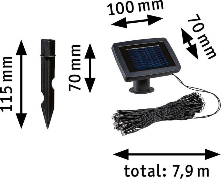 Produktbild Paulmann Solarleuchten (7.90 m)