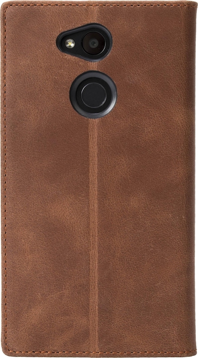 Actual product image Krusell Sunne 2 Card Foliowallet Sony Xperia L2 vintage cognac (Sony Xperia L2)