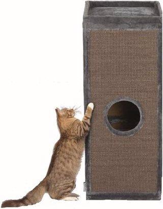 Produktbild AniOne Kratztonne eckig Aurelio (100 cm, Grau)