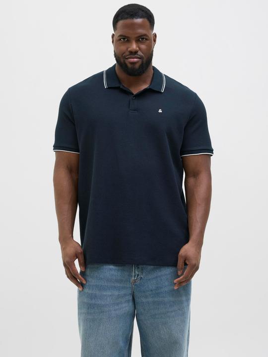 Actual product image Jack & Jones Plus Size Logo Poloshirt Poloshirt (4XL)
