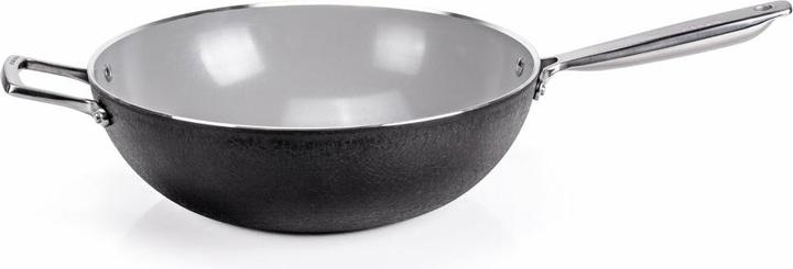 Actual product image Moneta Alluflon Wok Armonia Finegres 32cm with (Frying pan, Aluminium)