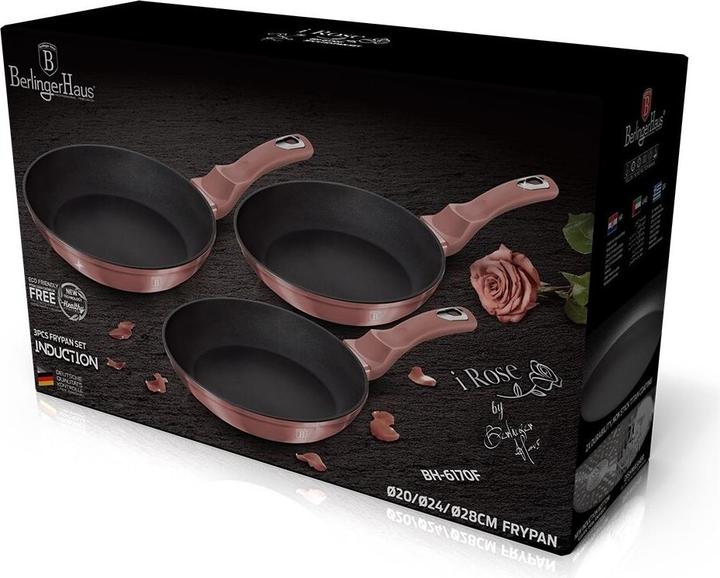 Produktbild BerlingerHaus Bratpfannen-Set (Pfannenset + Topfset, Aluminium)