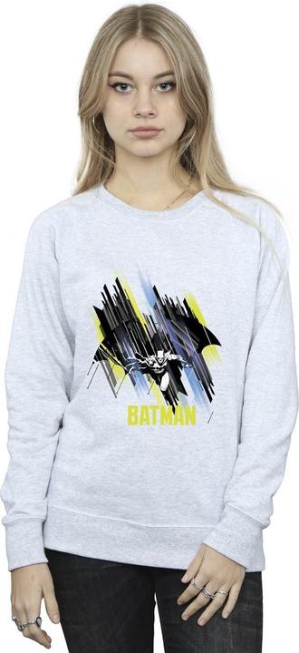 Actual product image Womens/Ladies Batman Flying Batman Sweatshirt (XXL)