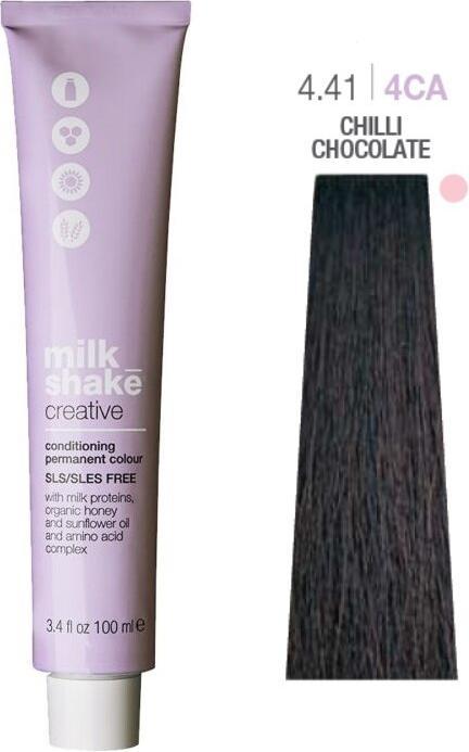Produktbild Milk_Shake Creative Conditioning Permanent Colour 100ml 4.41/4CA Copper Ash Deep (4.414CA Copper Ash Deep)