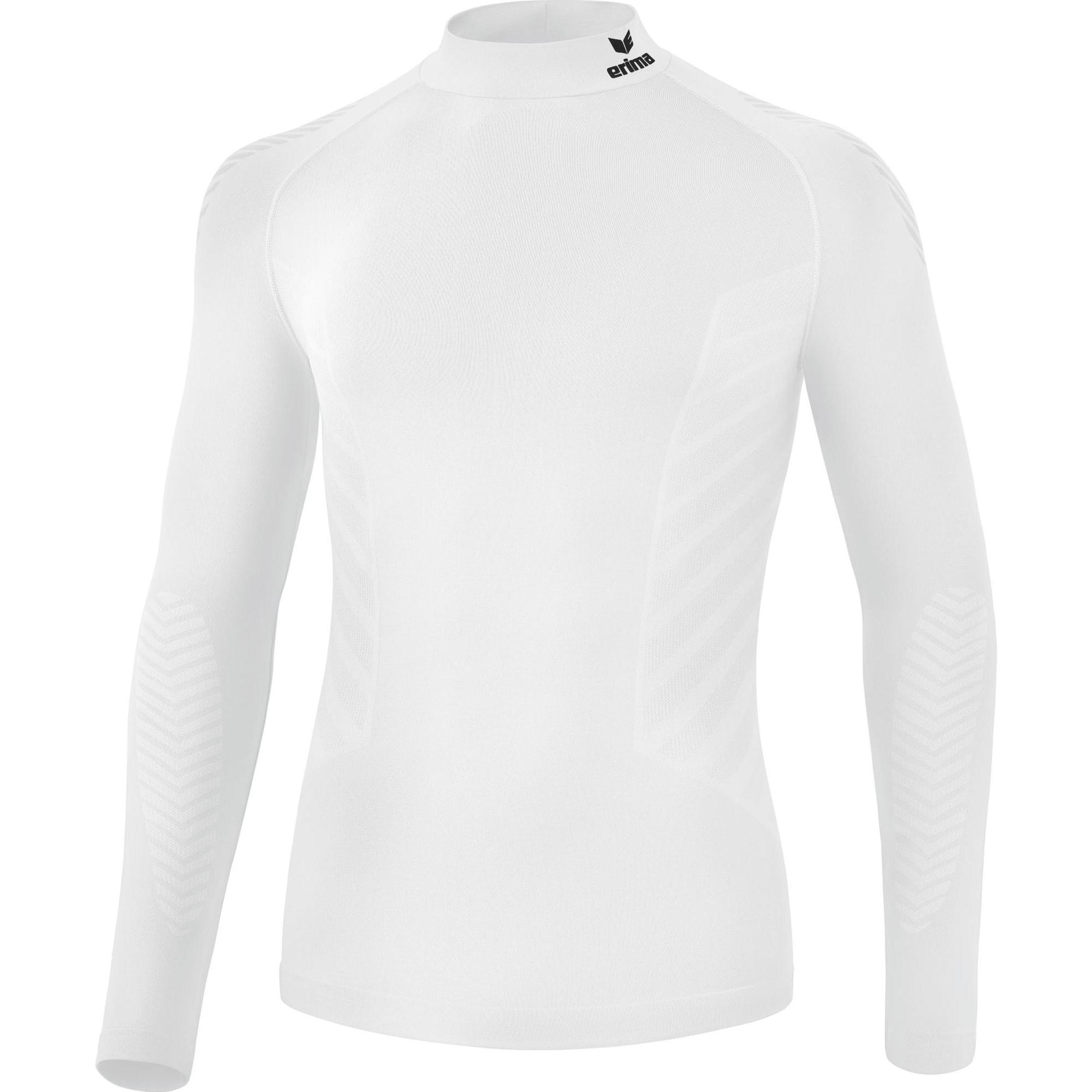 Erima, Herren, Sportshirt, Athletic Longsleeve Turtleneck (M), Weiss, M