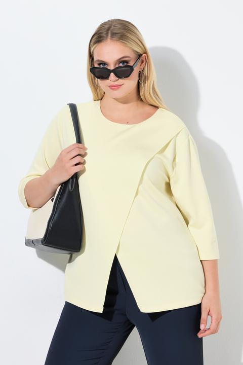 Actual product image Ulla Popken Asymmetric Modal Blend Sweatshirt (54)