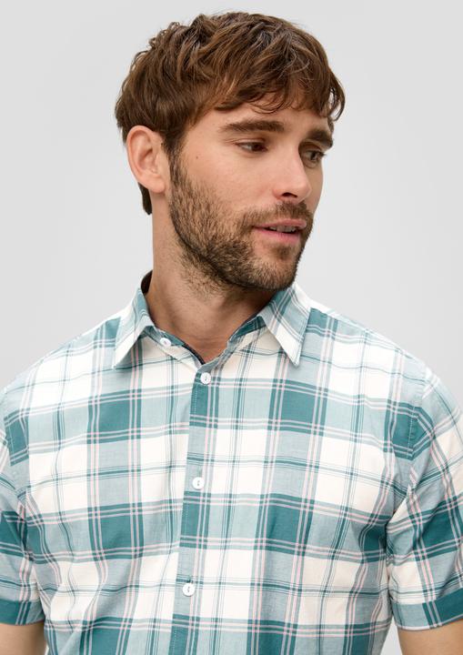 Immagine prodotto s.Oliver Hemd Kurzes Baumwollstretch-Hemd im Slim Fit (S)