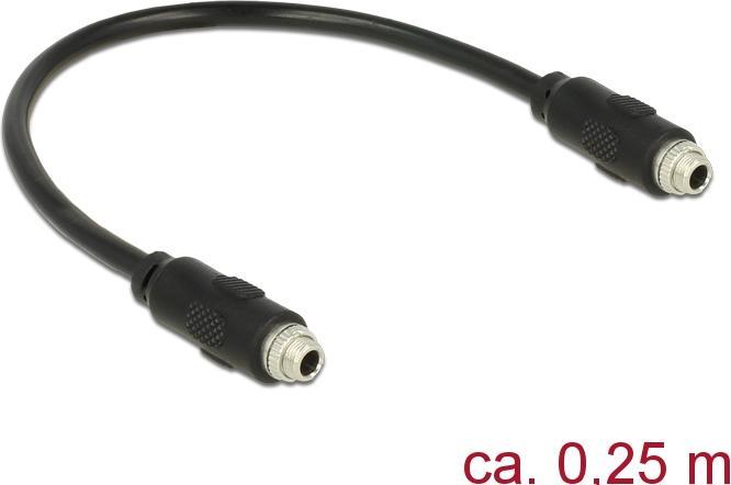 Image du produit Delock Câble audio à encastrer jack 3,5 mm - jack 3,5 mm 25 cm (0.25 m, Câble AUX)