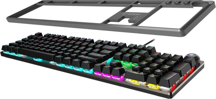 Produktbild MSI Forge GK310 RED DE GAMING Keyboard OS1-8ZA8013-000 retail (DE, Kabelgebunden)