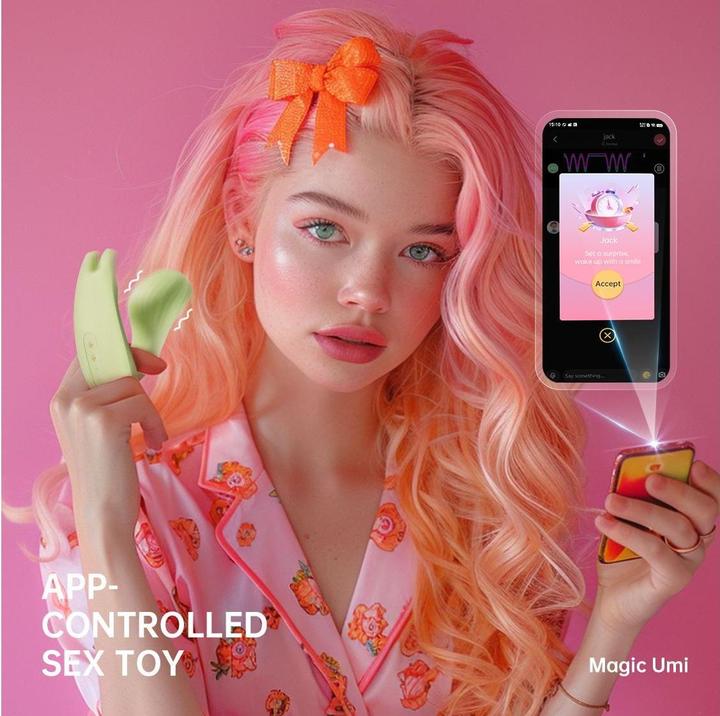 Actual product image Magic Motion Umi Smart Wearable Vibrator Grün