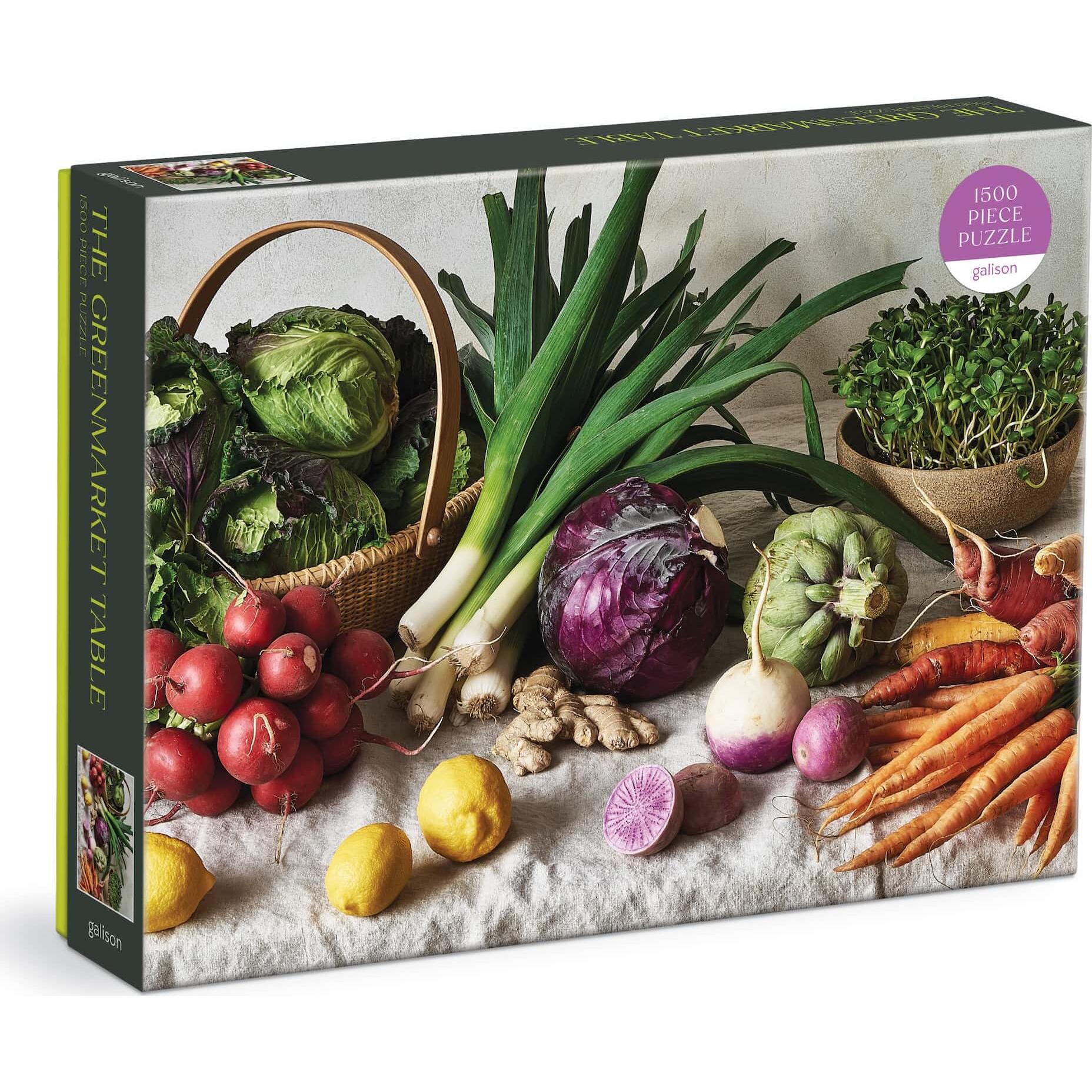 Abrams & Chronicle The Greenmarket Table 1500 Piece Puzzle (Galison, Englisch), Sonstige Literatur
