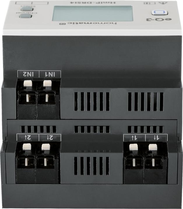 Actual product image Homematic IP Wireless switching actuator for top-hat rail mounting 4-fold (Switch actuator)