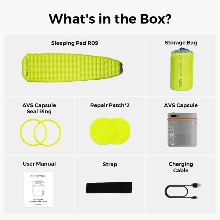 Produktbild Flextail TINY Schlafmatte AVS R09 Mummy