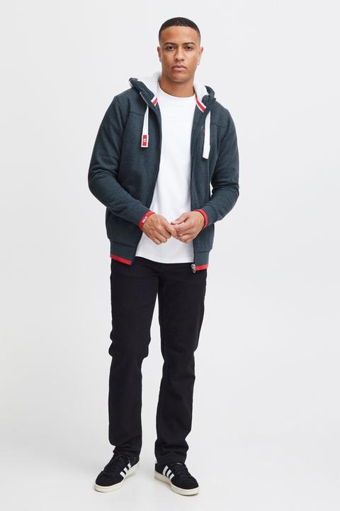 Image du produit Solid BenjaminZip Pile Veste En Sweat Avec Peau De Mouton Zippé Sweat-Shirt Pour Homme À CapucheDoub (XL)