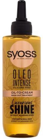 Immagine prodotto Syoss Oleo Trattamento a Risciacquo Intenso per Capelli Secchi e Spenti Ridona Lucentezza Senza Carico (200 ml)