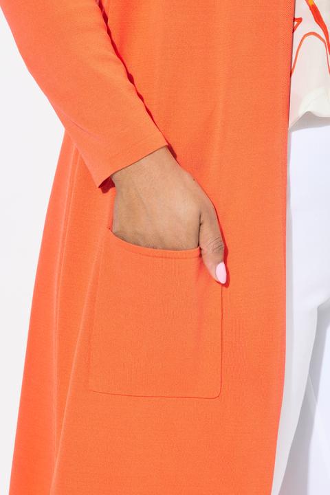 Actual product image Ulla Popken Longline Open Shape Cardigan (56)