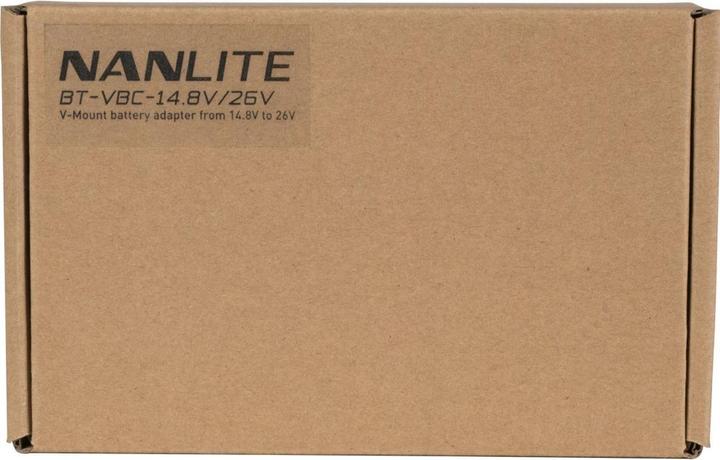 Immagine prodotto Nanlite Convertitore di batterie V-Mount (da 14,8V a 26V) (Caricabatterie per fotocamere)