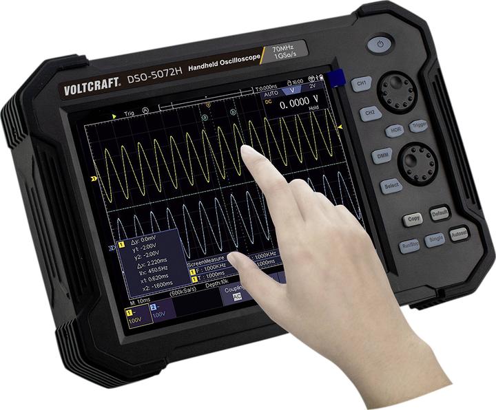 Produktbild Voltcraft Hand Oszilloskop (Scope Meter) Digitales DSO 5072H (CAT II)