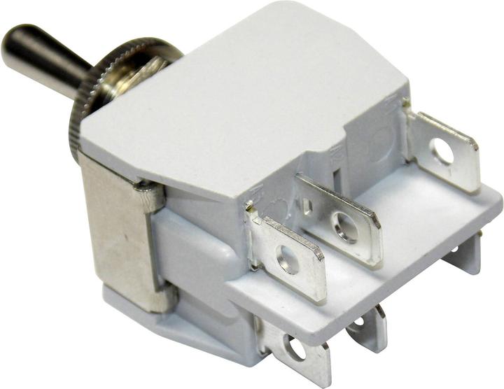 Actual product image APEM 6-646H/2 6-646H/2 Toggle switch 250 V/AC 6 A 2 x On/On latching 1 pc.