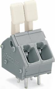 Produktbild Wago 256-424/333-000 Leiterplattenklemme FingerdrÃ¼cker 2,5qmm RM 5/5,08 mm 24-po