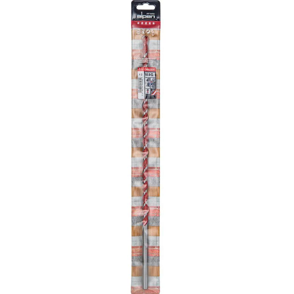 Alpen, Bohrereinsatz, Hartmetall Mehrzweckbohrer 10 (10 mm)
