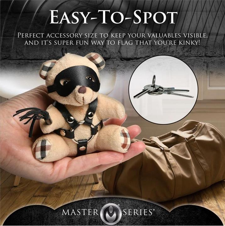Image du produit Master Series Geknebelter Teddybär Schlüsselanhänger