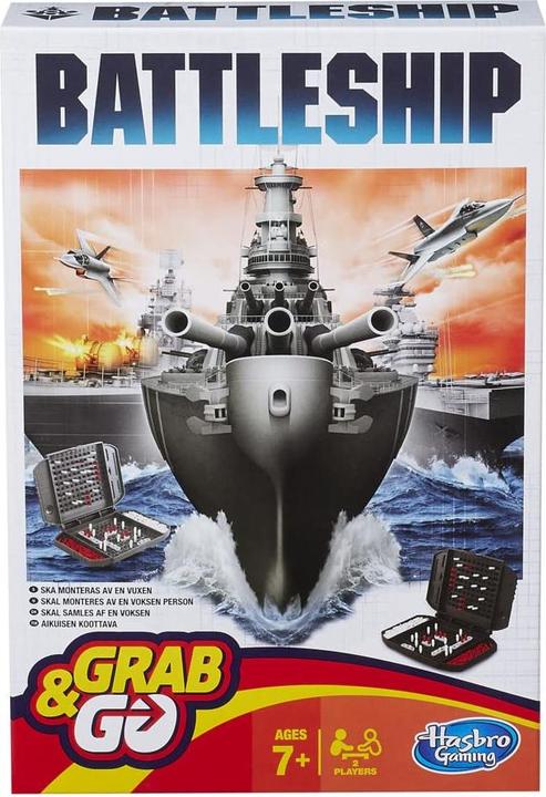 Hasbro Gaming Battleship Grab & Go Game, Board game, War, 7 yr(s) (Multilingual)