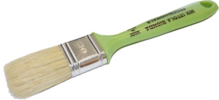 Productafbeelding Painto Engels penseel 40 mm kunststof voor emulsie, koper (40 mm)