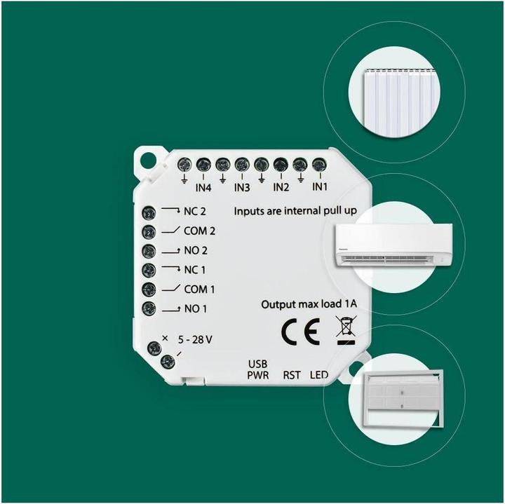 Productafbeelding Frient IO-module (Zigbee) (Schakelaandrijving)