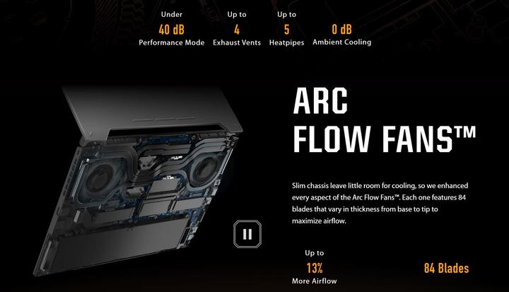 Image du produit ASUS TUF Gaming A17 RTX 4050 (17.30", 512 Go, 16 Go, DE, AMD Ryzen 7 7735HS)