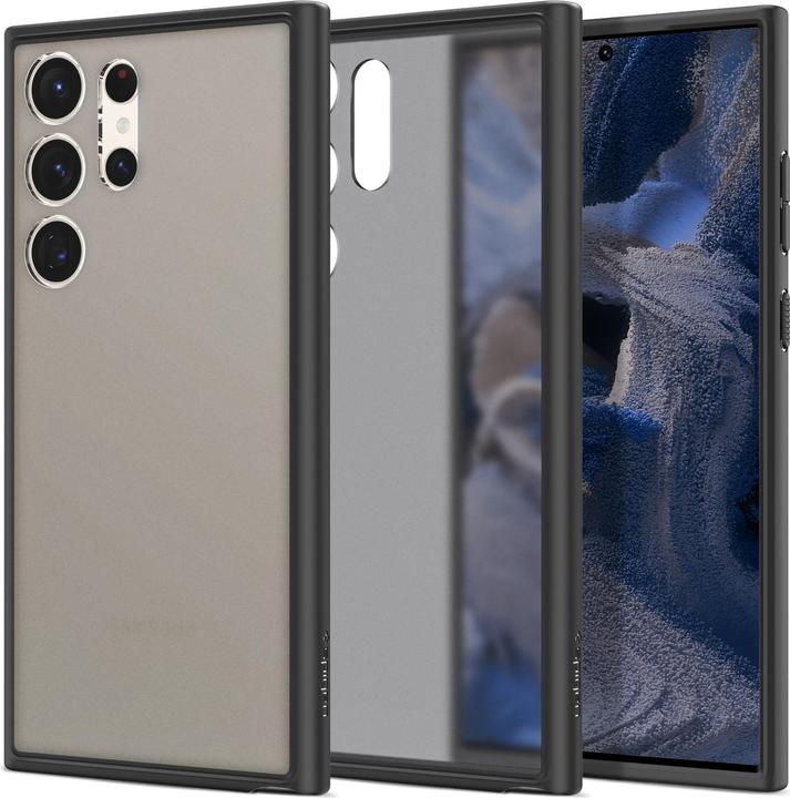 Actual product image Spigen Ultra Hybrid Case for S918B Samsung Galaxy S23 Ultra - frost black (Samsung Galaxy S23 Ultra)