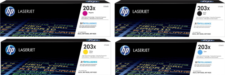 Actual product image HP 203x
