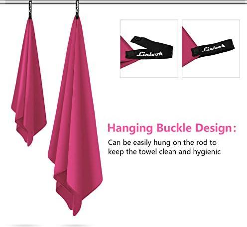 Produktbild Alopini Mikrofaser-Handtücher-Set (120x60 + 60x30cm) - Schnell trocknendes und kompaktes Badetuch (120 x 60 cm)
