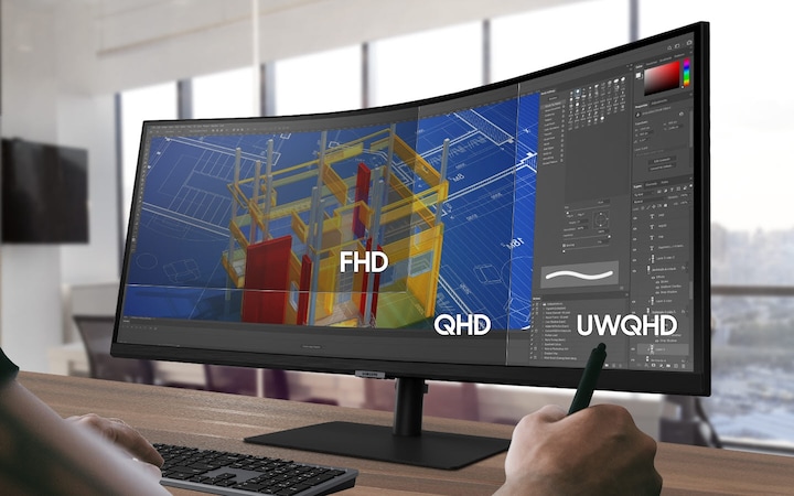 Produktbild Samsung S65UA (3440 x 1440 Pixel, 34")