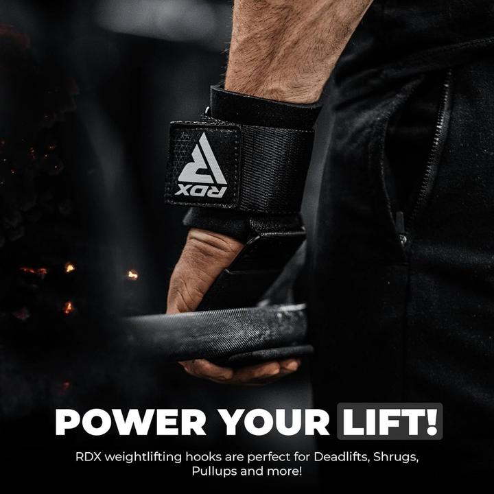 Actual product image Rdx Gym Hook Strap Red Plus (One size)