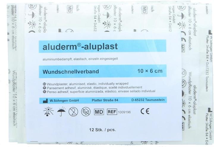 Valeurs nutritives et ingrédients Aluderm ® Trousse de secours Kit de recharge Trousse de secours conforme à la norme DIN 13164 13157 13169 (12 x)