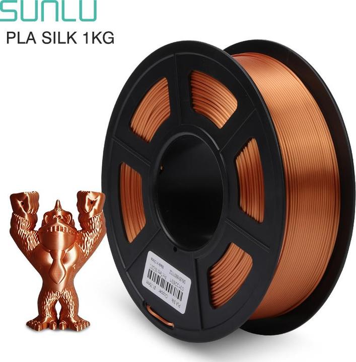 Actual product image Sunlu Silk PLA+ Filament - 1.75mm - 1kg (PLA+, 1.75 mm, 1000 g)