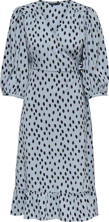 Only 3/4-Ärmeliges Wickel- Midikleid (M)